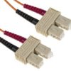 Kabel Światłowodowy, Średnica: 62.5/125Μm, Om1 Wielomodowy, Pomarańczowy, Sc/Sc