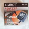 Zasilacz AC-DC, 6V-1000mA (-)