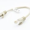 Patchcord RJ45 UTP 5e, długość 1m - szary