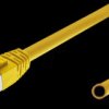 1832-100R-UF Cat.6a ultra-flex patch cable - 100 m - yellow