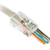Wtyk RJ45 8p8c kat. 5 passthrough przelotowe RJ-45 100 sztuk