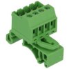 Złączka; na szynę DIN; rozłączna r=5,08mm; 2EHDRD-04P; zielony; śrubowy; 0,5÷2,5mm2; 12A; 300V; 4 tory; Dinkle; RoHS