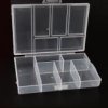 Organizer plastikowy 6 przegródek 120x83x24mm