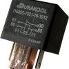 Przekaźnik mocy 12V dc SPST Durakool 1.81W, Wciskane 90Ω Szybkie łączenie