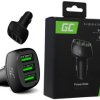ŁADOWARKA SAMOCHODOWA Green Cell POWERRIDE 54W 3xUSB 18W ULTRA CHARGE CADGC01