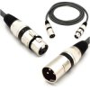 KABEL MIKROFONOWY XLR 1,5M WTYK GNIAZDO MK06 VITALCO