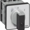 Przełącznik obrotowy do montażu centralnego BACO NC02GQ1, 2-Pin. 4 Styki
