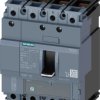Wyłącznik kompaktowy MCCB, 4-biegunowy, 50A, 690V, Stałe, Siemens, 3VA11