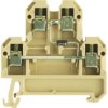 Component terminal block, screw connection, 0.5-4.0 mm², 10 A, beige/yellow, 0538860000