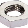 Akcesoria, nakrętka sześciokątna, M8x1, rozmiar klucza 13 mm, mosiądz niklowany, AY000024