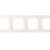 SONATA Ramka poczwórna ecru R-4R/27