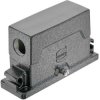 Grommet housing, size 24B, die-cast aluminum, 1 x M25, angled, central locking, IP65/IP68/IP6K9K, 19405240581