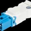 91.922.3353.0 Connector - screw connection, plug, light blue