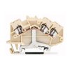 WAGO 780-640 3-conductor Shield Terminal Block White
