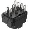 EAO 61-8490.12 Snap-action switching element SA 1NC+2NO ST/PT silver