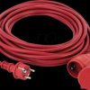 0017258649 Extension cable, rubber, IP44, 25 m cable, red