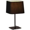 Lampka Nocna Marbella Czarna Na Gwint E27 Z Kloszem Lp-332/1T Bk Light Prestige