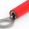 Insulated ring cable lug, 0.3-1.42 mm², AWG 22 to 16, 5.3 mm, M5, red, 171508-8