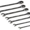 Zestaw narzędzi nastawnych Zestaw kluczy zapadkowych RS PRO 8 → 18 mm 7 szt. Stal chromowo-wanadowa