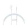 Kabel USB/USB-C 1m 100W Baseus Superior Series, Biały