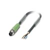 Phoenix Contact 1521643 SAC Sensor/Actuator Cable 10m Shielded PUR Black