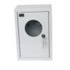 Rozdzielnica natynkowa licznikowa 1x1F na licznik elektroniczny zamek okienko RAL 9003 A-RZ18E
