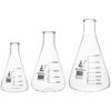 EISCO CH196033 Premium Erlenmeyer Flask Set, N Neck Set of 3