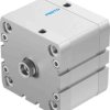 Siłownik kompaktowy skok: 25mm Festo Ø 80mm dwustronnego działania Action ADN-80-25-I-PPS-A