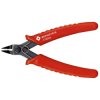 Stripping side cutter for Cu wires, without facet, AWG 26-22, cable Ø 0.4-0.65 mm, L 130 mm, 80 g, 3-0645