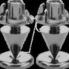 SPS-10/SC Speaker spike set (4 pieces), 16 mm, chrome