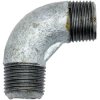 Angle, 25 bar, malleable cast iron, hot-dip galvanized, for pipe systems, 112911
