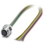 Przewód czujnik-siłownik ze złączem Złącze M12 liczba rdzeni 14 długość 500mm Rodzaj A Żeńskie