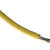Kabel kat. 5e, UTP, l. żył: 7, 50m, Skrętka, Żółty, PVC, złącze: Niezakończony literał/Niezakończonym