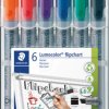 356 B WP6 Flip chart marker, chisel tip, 6 colours