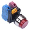 YW4L-A2E11Q0R Red 22mm Metal Bezel Maintained Push Button Switch 1NO-1NC IP65 IDEC
