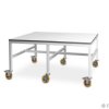 Stół Reeco wzmocniony na kółkach 1500x1000 h:700