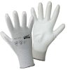 Worky 1171 ESD Nylon/Carbon-PU Fine Knitted Glove - Size 7