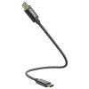 Hama 201604 USB charging cable USB 2.0 USB-C plugs Black 0.20 m