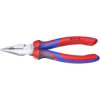 KNIPEX 08 25 185 Needle-Nose Combination Pliers Chrome-Plated 192 mm