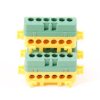 Listwa przyłączeniowa izolowana DIN PE LPI-6 6X16MM2 ZIELONA POKÓJ