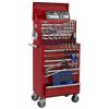 Sealey APCOMBOBBTK57 Topchest & Rollcab 15 Drawer - BB Runners - 144pc Tool Kit