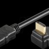 61263 HDMI cable connector/connector, 270°, 4K 60 Hz, 0.5 m