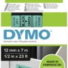Taśma do nadruku D1 DYMO S0720590, 12 mm x 7 m, Kolor taśmy: zielony / Kolor nadruku: czarny DYMO S0720590, 12 mm x 7 m,
