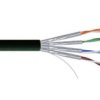 Kabel Kat.7A, 100M, Czarny