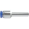 Connector, L 32.2 mm, 10 bar, brass, nickel-plated, for hose, 109103