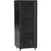 Szafa Serwerowa Rack 19 Cali 27U 800X1000, Drzwi Szklane, Kolor Czarny Flat Pack