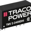 DC converter, 10.8-13.2 VDC, 2 W, 2 outputs, ±9 VDC, 81 % efficiency, TMV 2-1209DHI