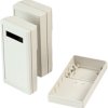 ABS enclosure, (L x W x H) 195 x 101 x 44 mm, gray white (RAL 9002), IP65, A9074207
