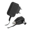 Zasilacz antenowy impulsowy 12V 100mA z gniazdem typu F