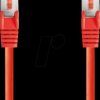 CCGL85221RD025 Patch cable, Cat.6, S/FTP, 0.25 m, red